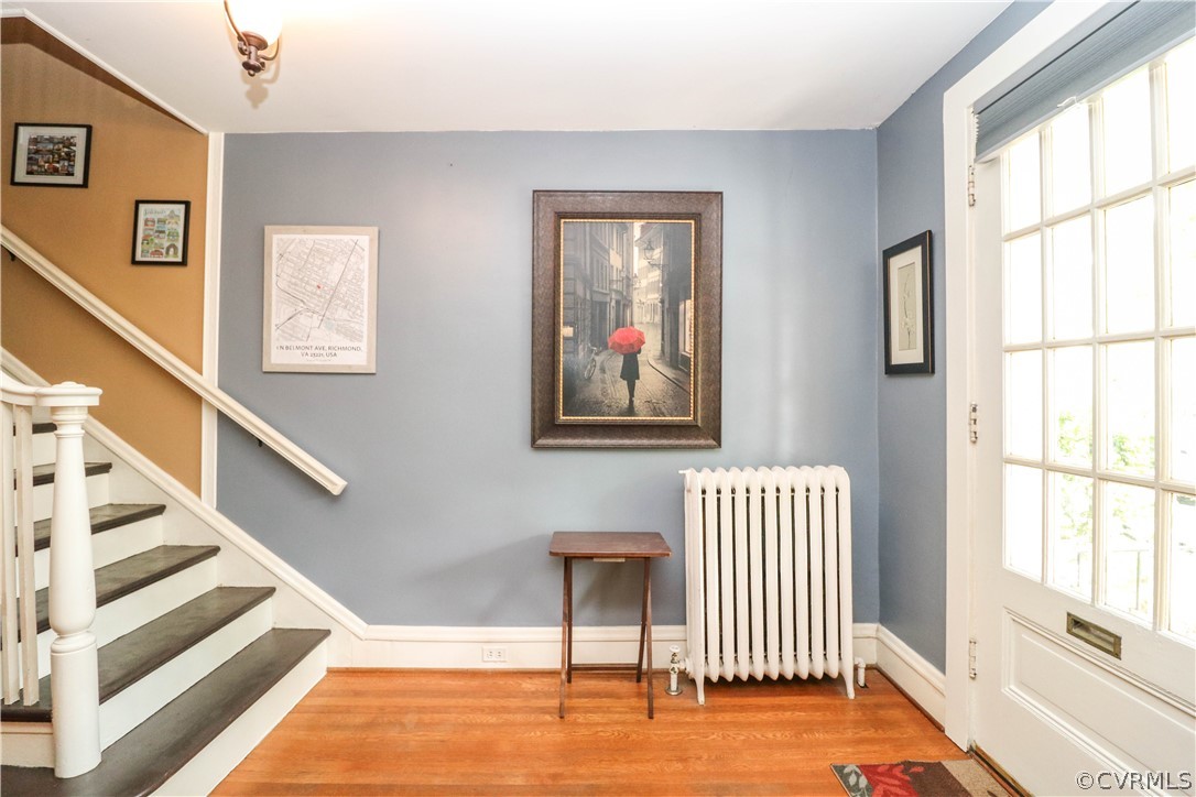 Front door opens to spacious LR