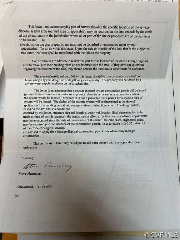 Miscellaneous document