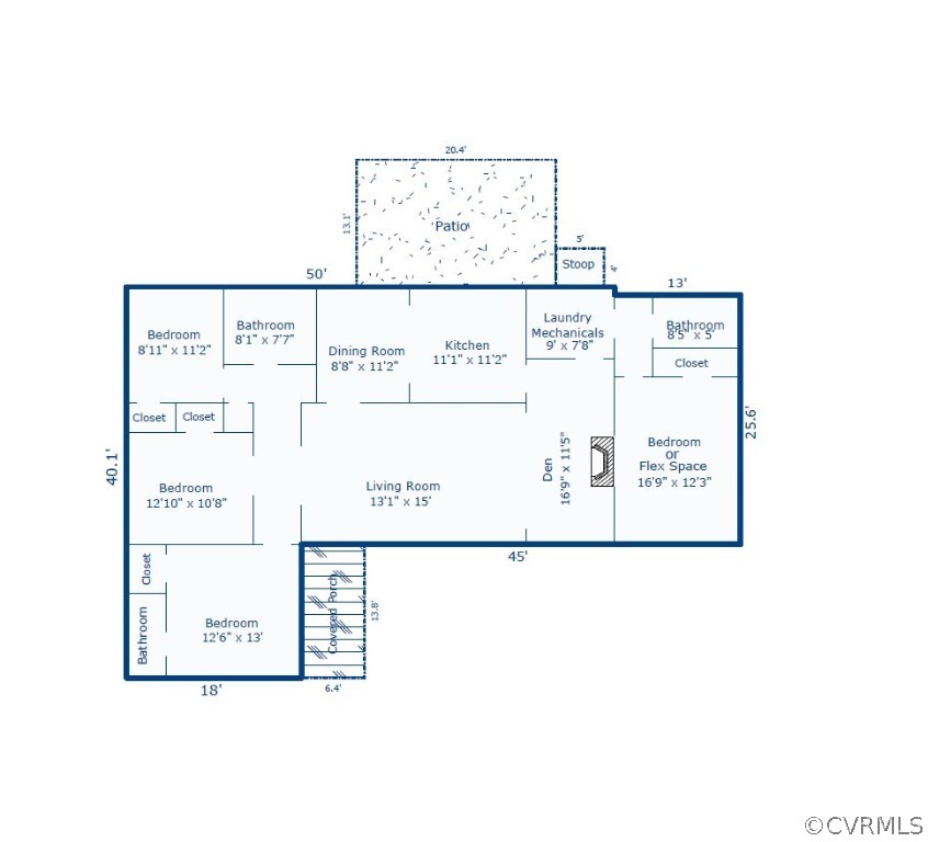 Floor Plan - 1913 Sweetwater Lane