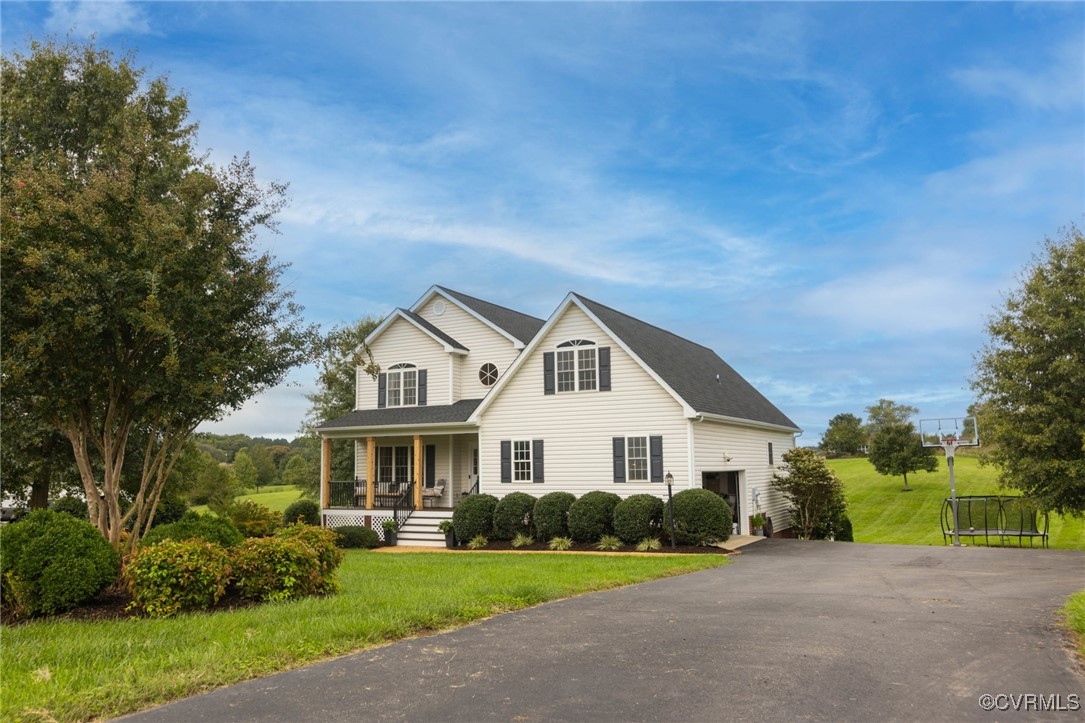 Front Side View of the home