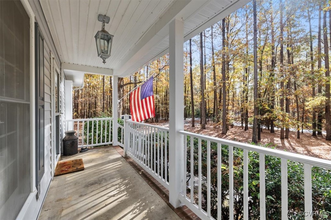 2605 Butterwood Dr Balcony with a porch