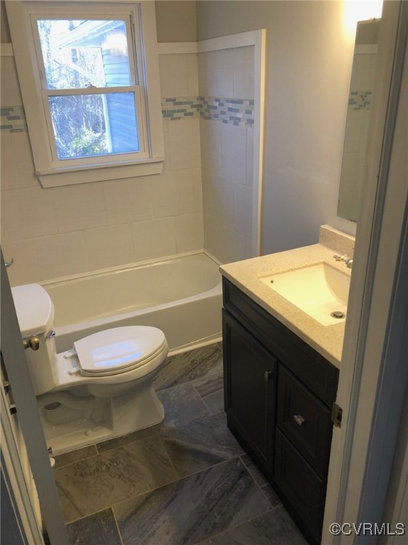 upstairs full bathroom- Unit A