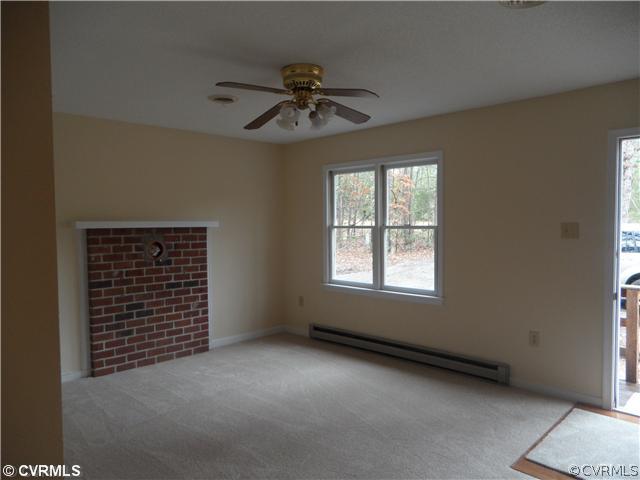 2827 Three Bridge Road Living Room - New Carpet...flu for stove if you wi