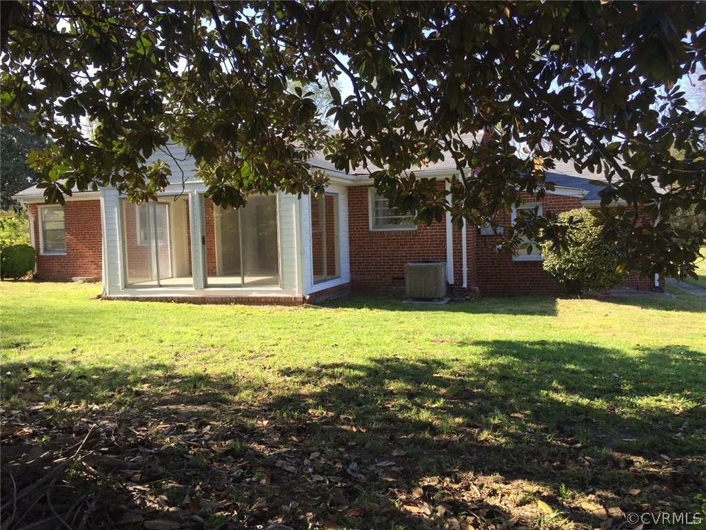 Rear of home