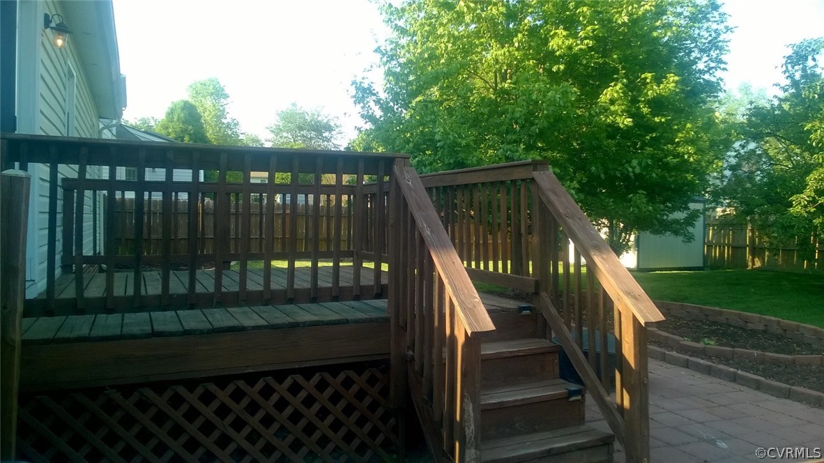 Deck for entertaining and relaxing!