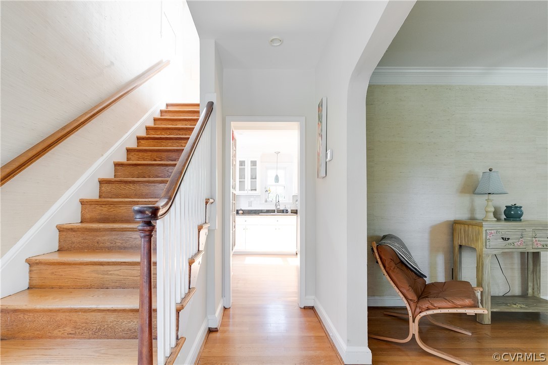 Hardwood floors throughout first & second floors.