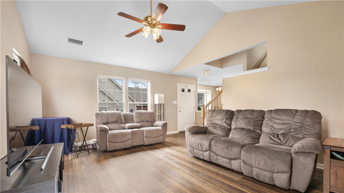6120 Caledonia Court The Open Floor Plan and neutral wall color and vau