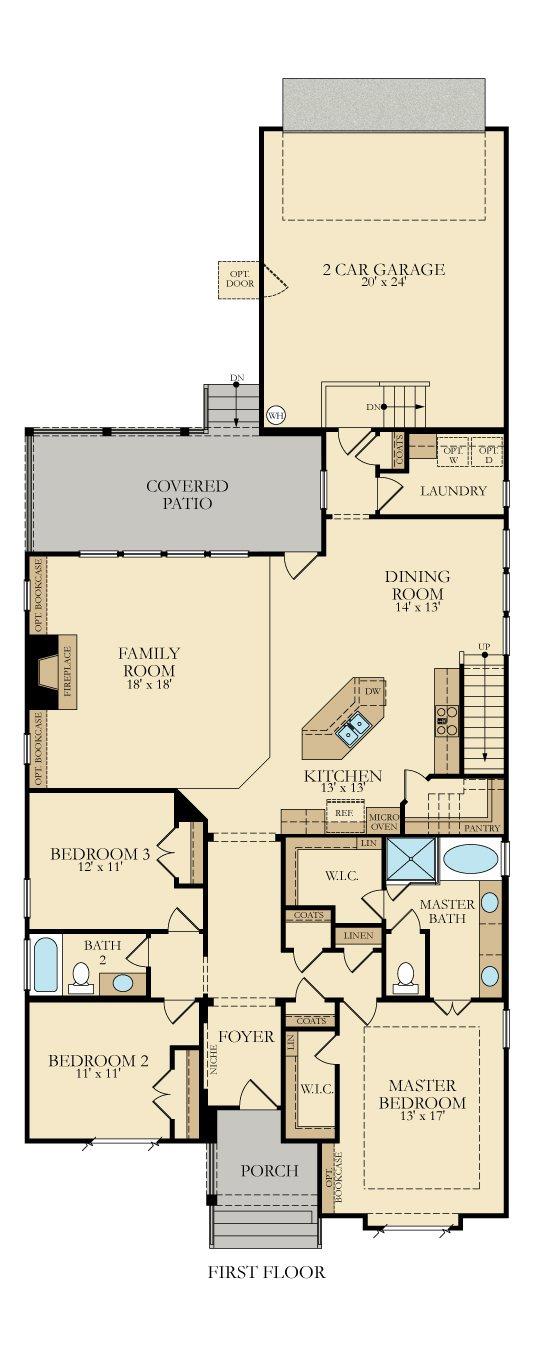 Henley II downstairs plan