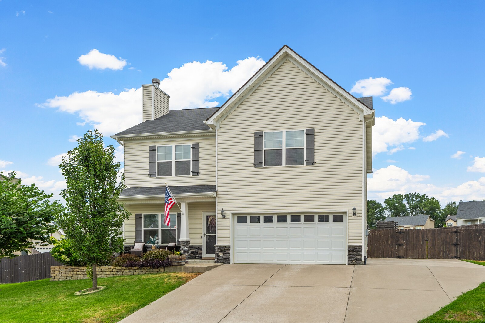 Our home even boasts an extra parking pad for your boat, car, company, or that basketball goal you have been wanting!