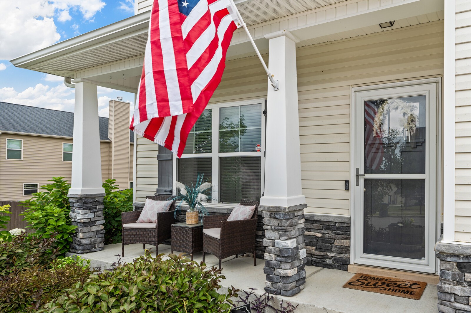 Enjoy a beautiful TN morning, sipping coffee on this covered front porch.