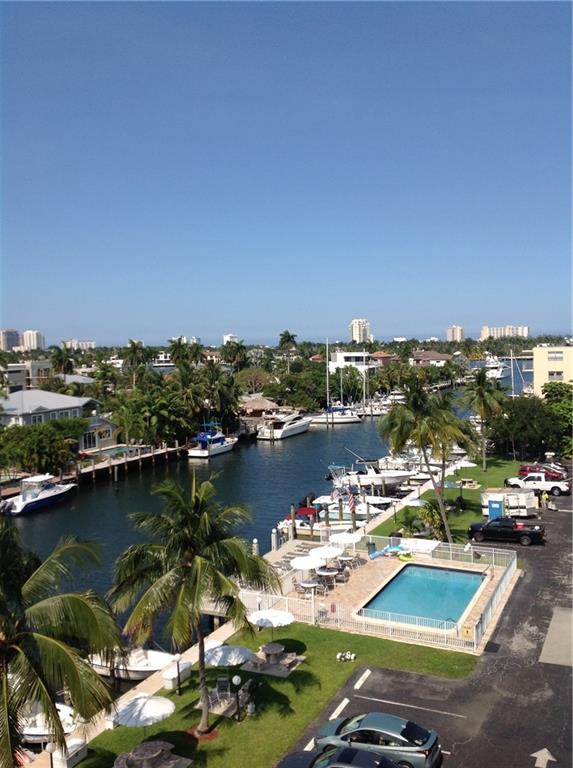 VIEW FROM BALCONY SEES THE INTRACOASTAL WATERWAY