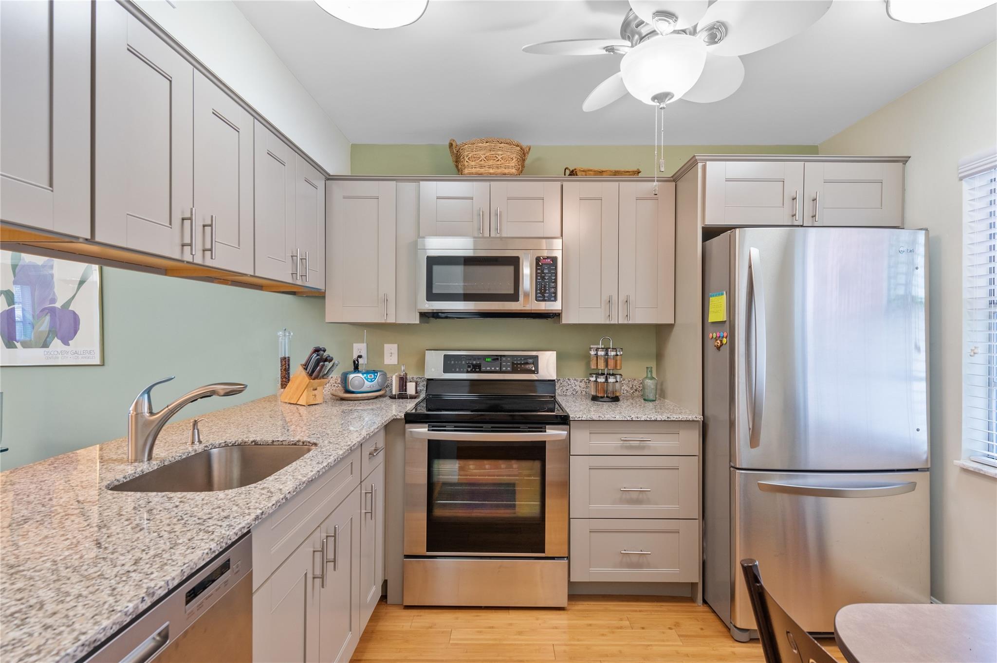 Beautiful updated kitchen with newer stainless ste