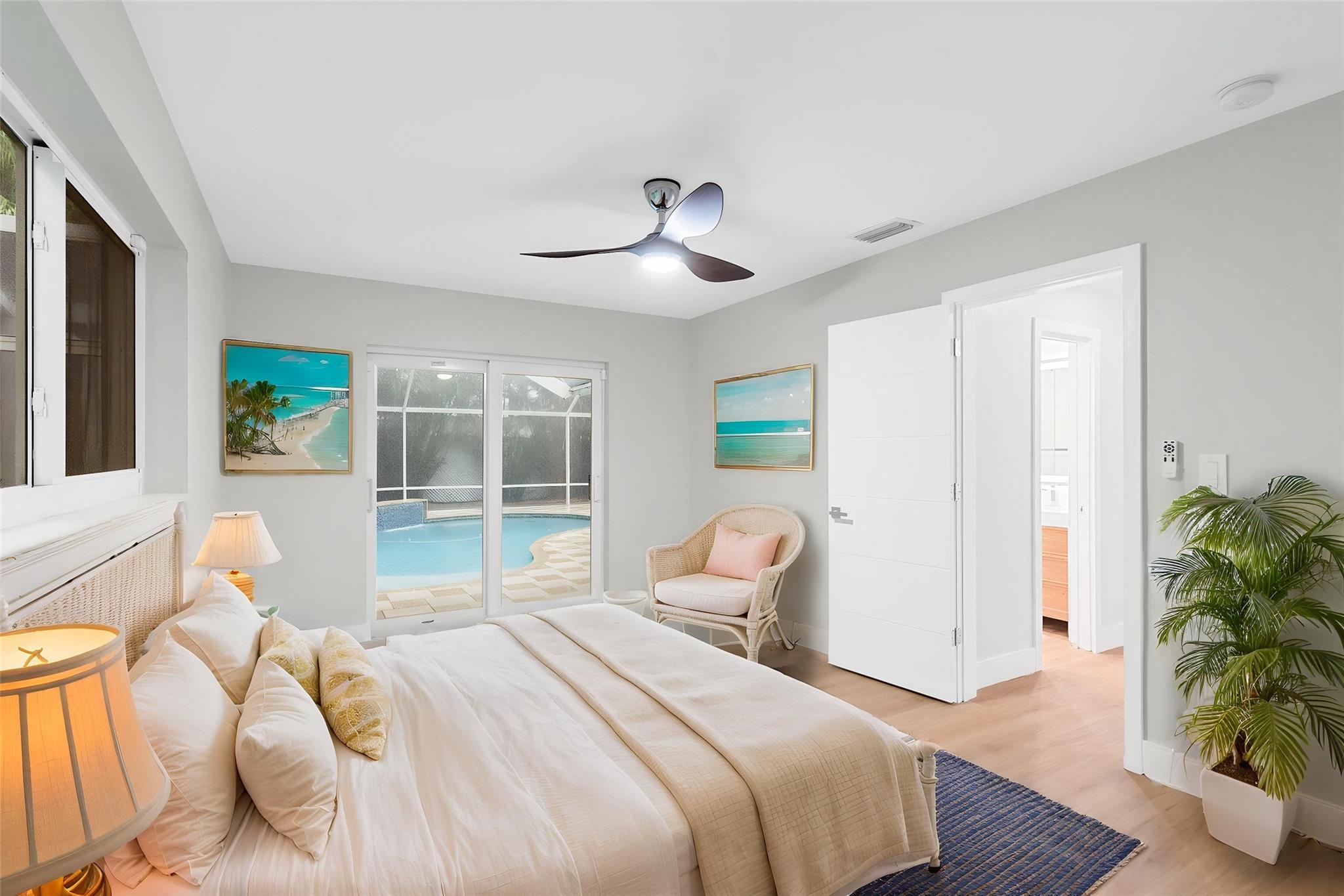 2201 NE 62nd St Virtually staged bedroom