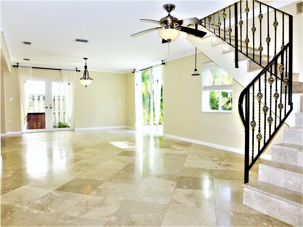 Huge family room half the size of the house, opens