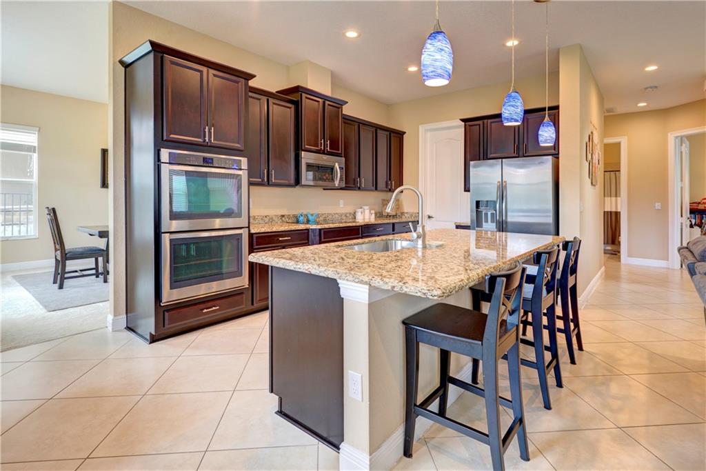 Granite Counters with a Double Oven
