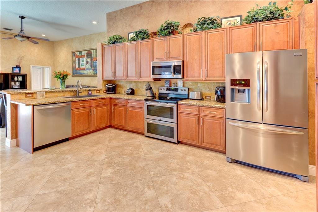Updated kitchen with newer stainless steel applian