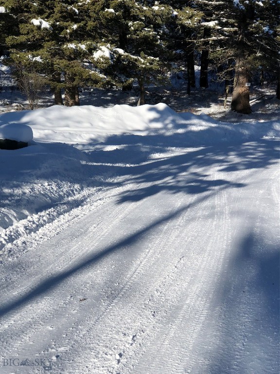 Road maintenance example after 20 inches of snow