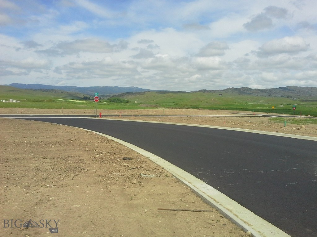 This lot is on the left side of this street.