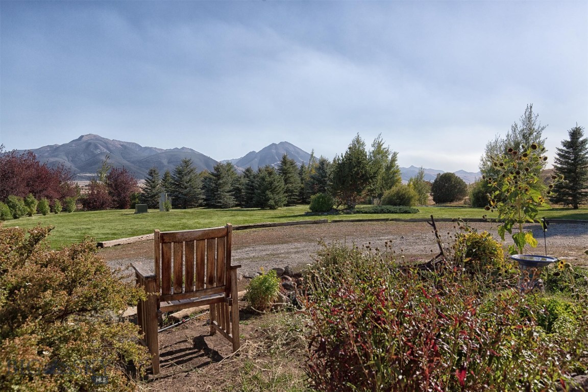 Paradise Valley veiw off the front deck of the ran
