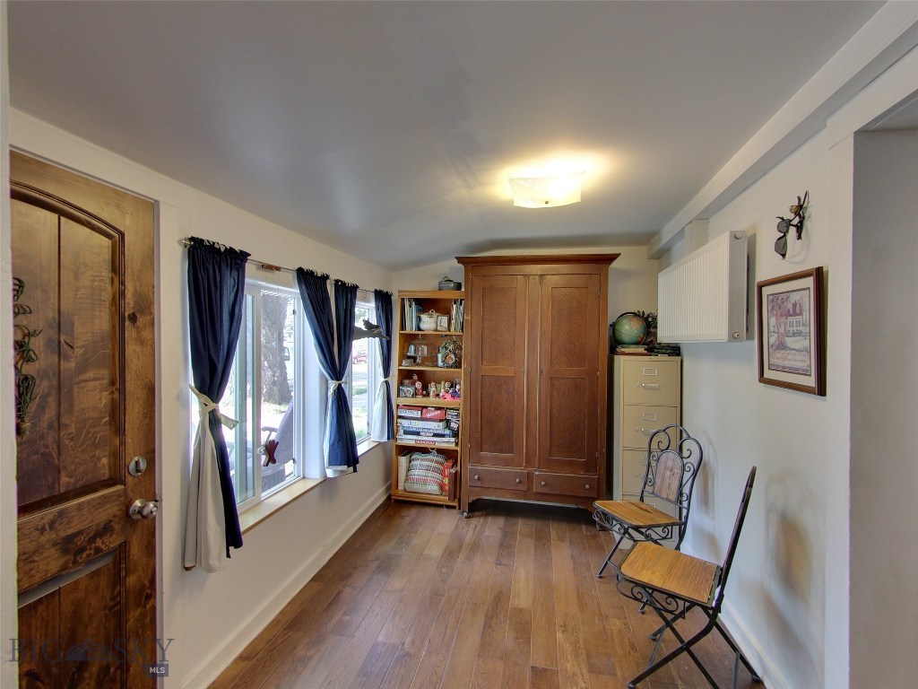 room for storage or small office area