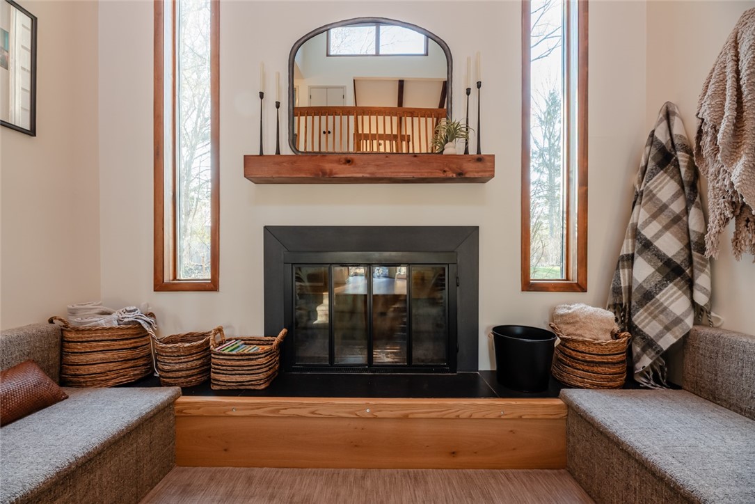 Wood Burning Fireplace