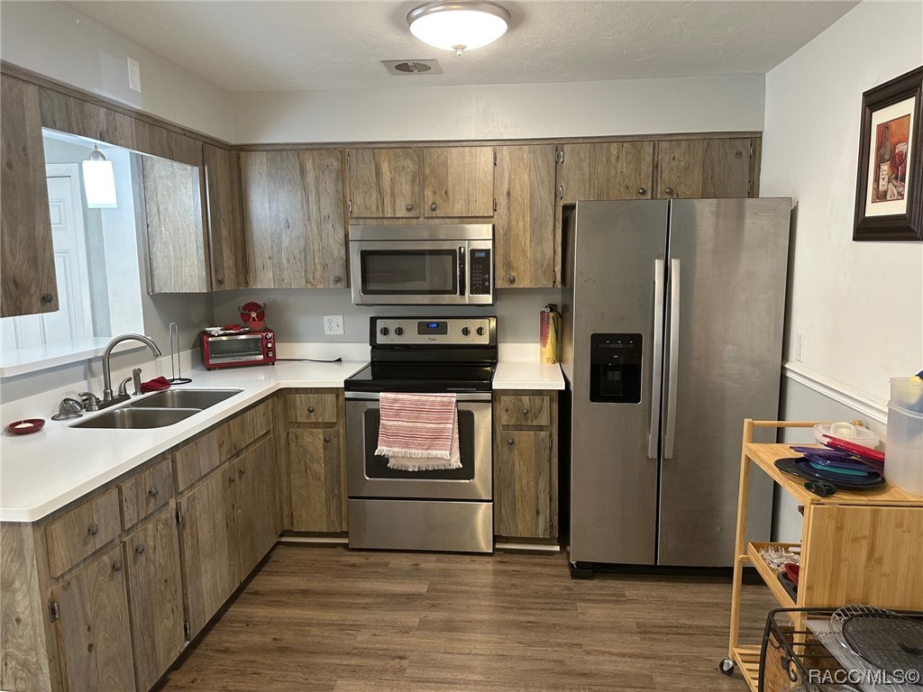 Kitchen with pass thru to Family or Dining Room