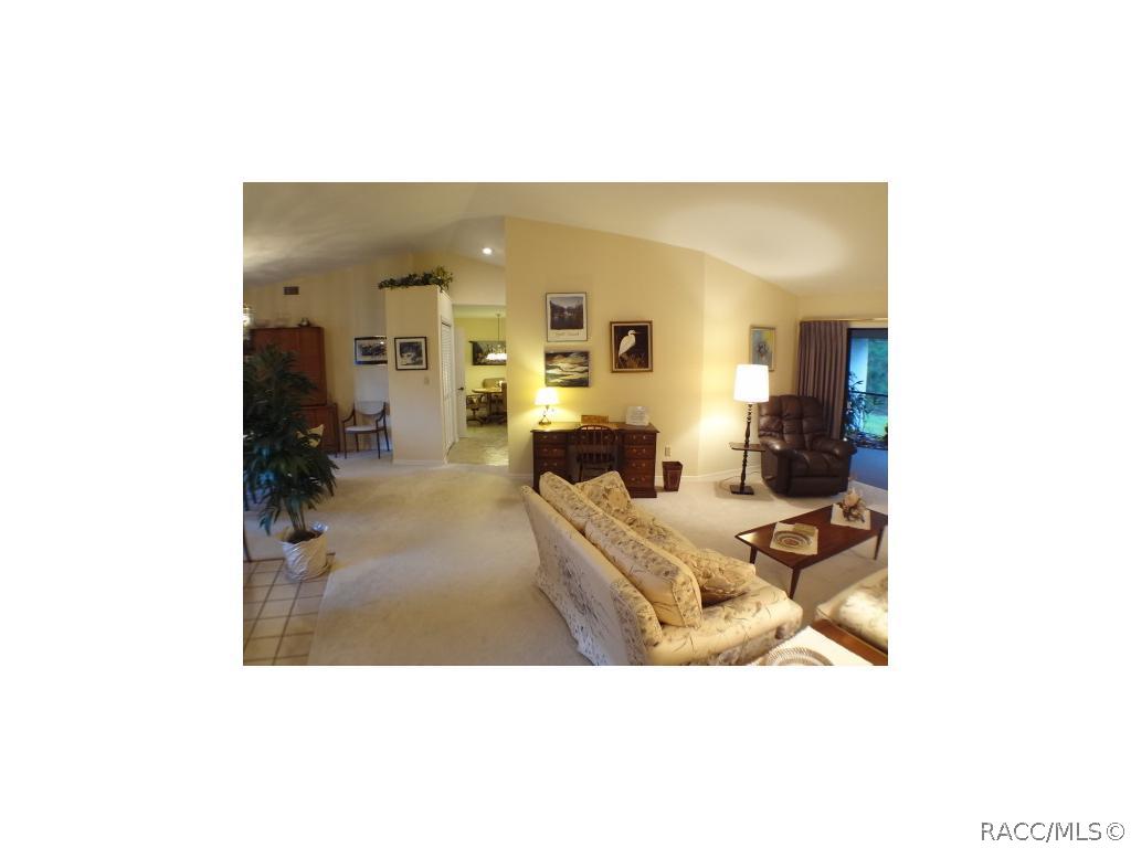 family room towards kitchen